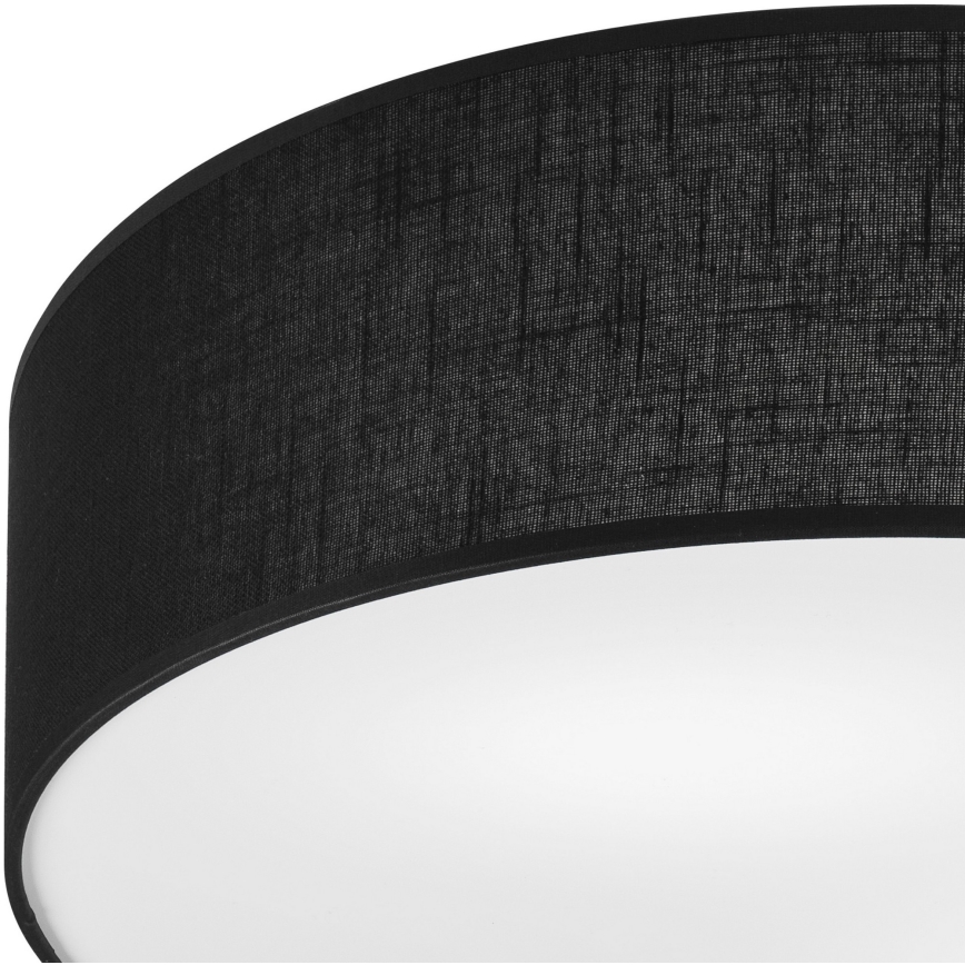 Plafondlamp SIRJA 2xE27/15W/230V Ø 45 cm zwart
