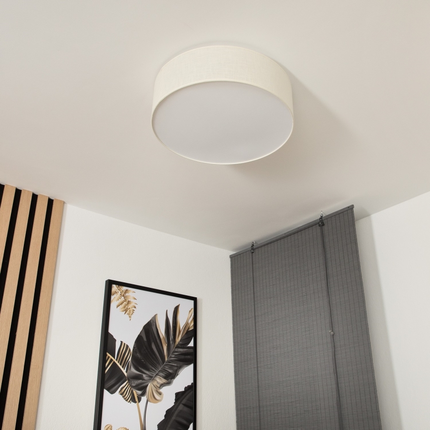 Plafondlamp SIRJA 2xE27/60W/230V Ø 45 cm crème