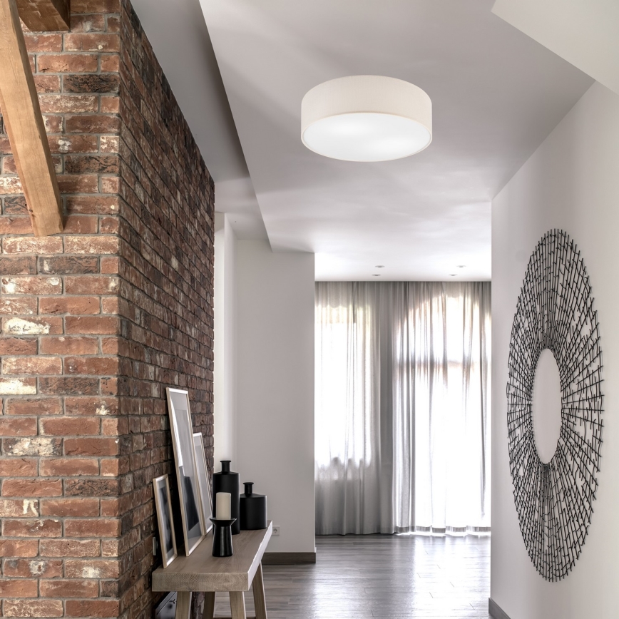 Plafondlamp SIRJA 2xE27/60W/230V Ø 45 cm crème