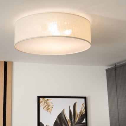 Plafondlamp SIRJA 2xE27/60W/230V Ø 45 cm crème