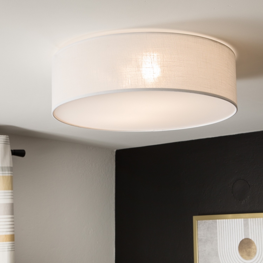 Plafondlamp SIRJA 2xE27/60W/230V Ø 45 cm wit