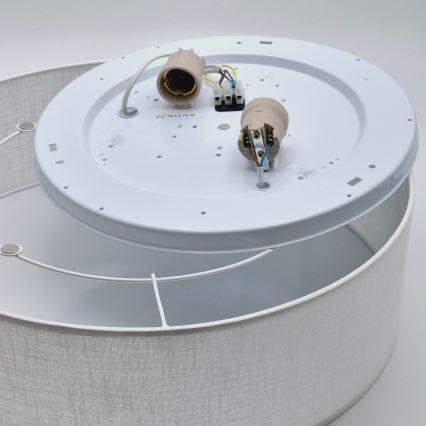 Plafondlamp SIRJA 2xE27/60W/230V Ø 45 cm wit