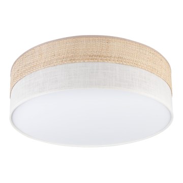 Plafondlamp SIRJA BOHO 2xE27/15W/230V Ø 45 cm beige/crème
