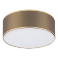 Plafondlamp SIRJA DOUBLE 2xE14/15W/230V Ø 35 cm bruin/goud