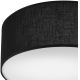 Plafondlamp SIRJA DOUBLE 2xE27/15W/230V diameter 35 cm zwart