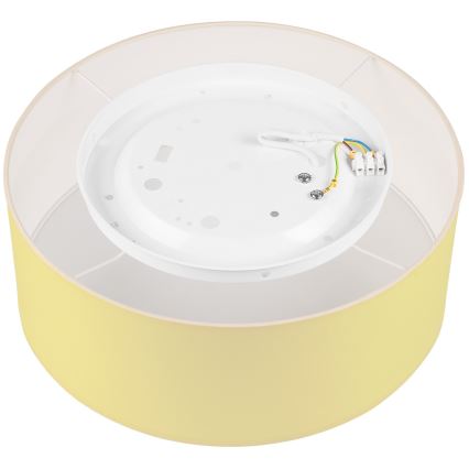 Plafondlamp SIRJA PASTEL 1xE27/60W/230V diameter 35 cm geel