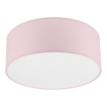 Plafondlamp SIRJA PASTEL 1xE27/60W/230V diameter 35 cm roze