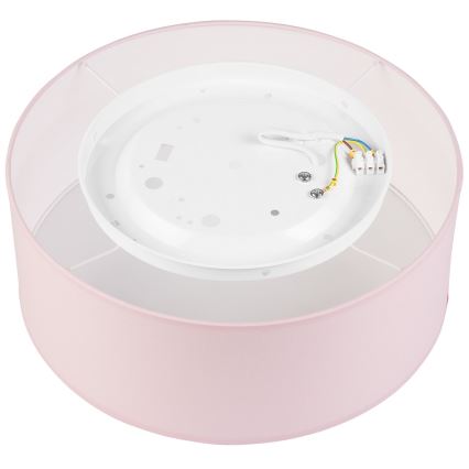 Plafondlamp SIRJA PASTEL 1xE27/60W/230V diameter 35 cm roze