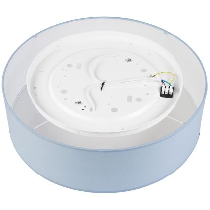 Plafondlamp SIRJA PASTEL 2xE27/15W/230V Ø 45 cm blauw