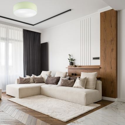 Plafondlamp SIRJA PASTEL 2xE27/15W/230V Ø 45 cm groen