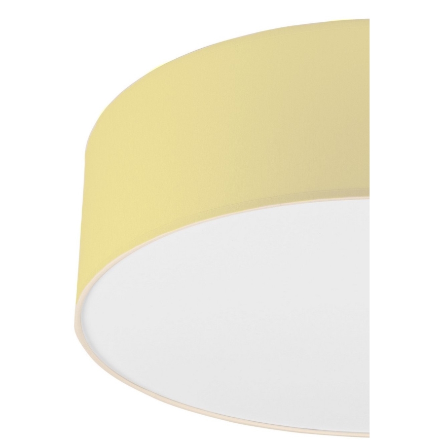 Plafondlamp SIRJA PASTEL DOUBLE 4xE27/15W/230V diameter 45 cm geel