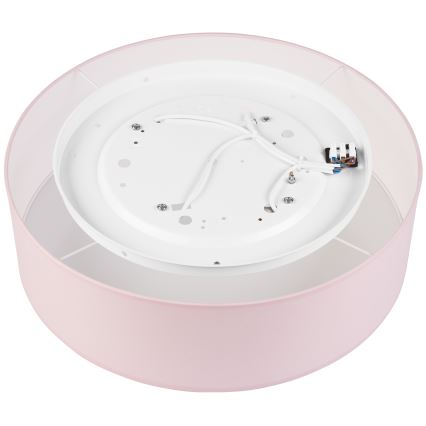 Plafondlamp SIRJA PASTEL DOUBLE 4xE27/15W/230V diameter 45 cm roze