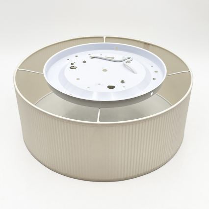Plafondlamp SIRJA PLISADO 2xE27/15W/230V Ø 35 cm crème