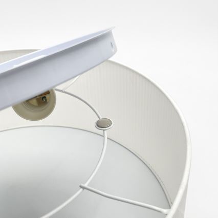 Plafondlamp SIRJA PLISADO 2xE27/15W/230V Ø 35 cm wit
