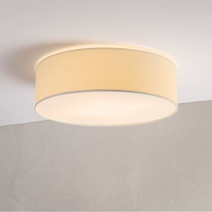 Plafondlamp SIRJA PLISADO 4xE27/15W/230V diameter 45 cm crème