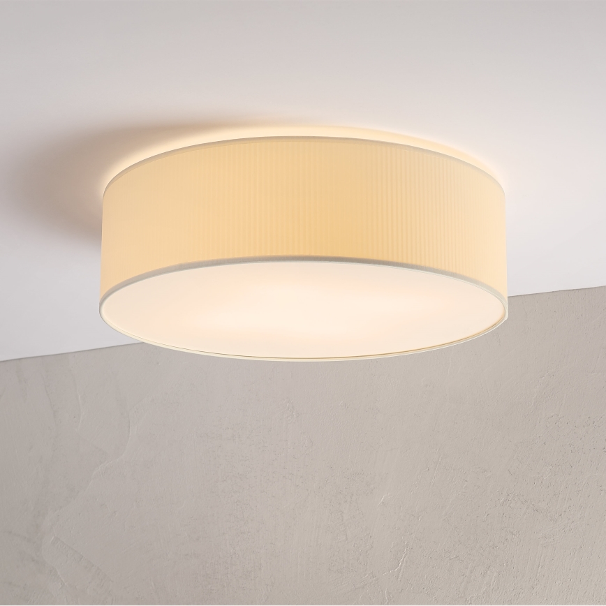 Plafondlamp SIRJA PLISADO 4xE27/15W/230V diameter 45 cm crème