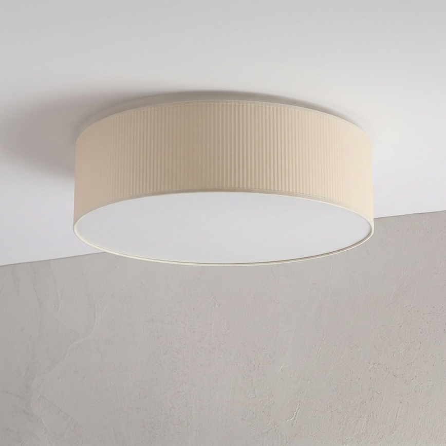 Plafondlamp SIRJA PLISADO 4xE27/15W/230V diameter 45 cm crème