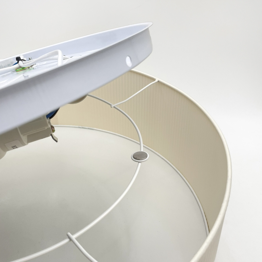 Plafondlamp SIRJA PLISADO 4xE27/15W/230V diameter 45 cm crème