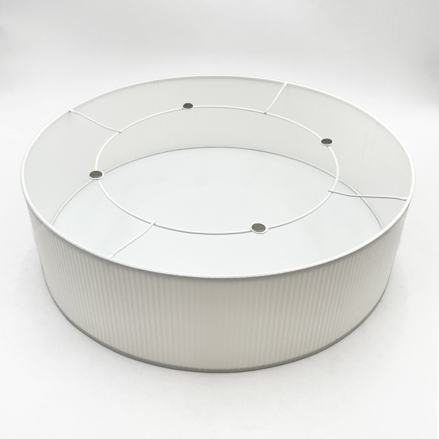 Plafondlamp SIRJA PLISADO 4xE27/15W/230V Ø 45 cm wit