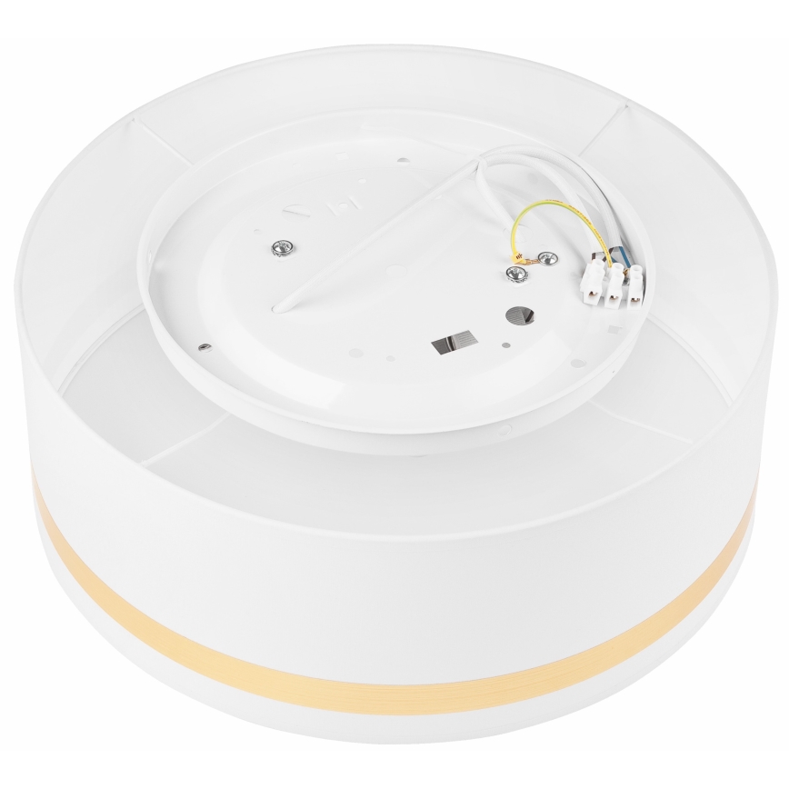 Plafondlamp SIRJA STRIPE 2xE27/15W/230V diameter 35 cm wit