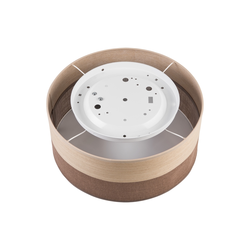 Plafondlamp SIRJA WOOD 1xE27/15W/230V diameter 35 cm bruin/eiken