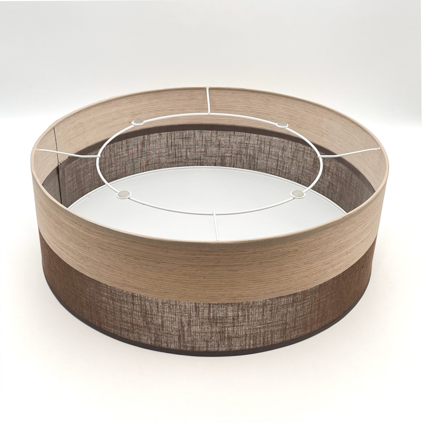 Plafondlamp SIRJA WOOD 2xE27/15W/230V diameter 45 cm bruin/eiken