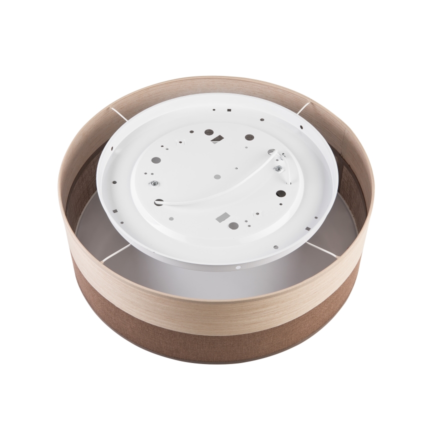 Plafondlamp SIRJA WOOD 2xE27/15W/230V diameter 45 cm bruin/eiken