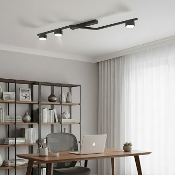 Plafondlamp SKAN 3xGX53/12W/230V zwart