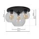 Plafondlamp SOFIA 3xE27/60W/230V doorzichtig
