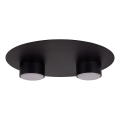 Plafondlamp STAR 2xGX53/12W/230V zwart