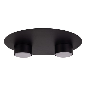 Plafondlamp STAR 2xGX53/12W/230V zwart