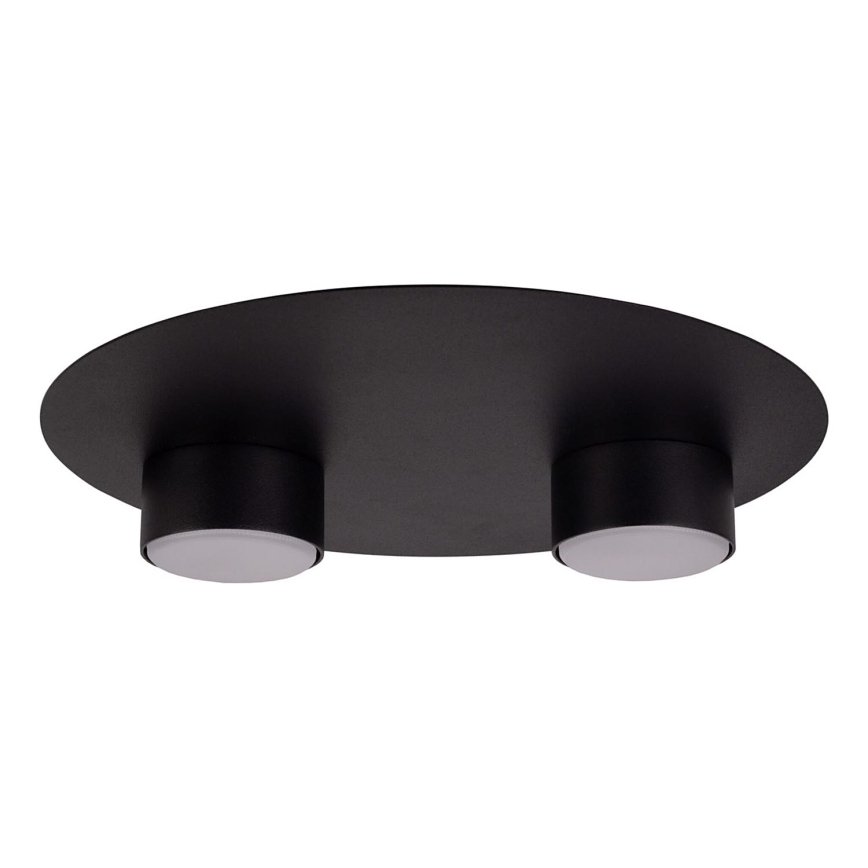 Plafondlamp STAR 2xGX53/12W/230V zwart