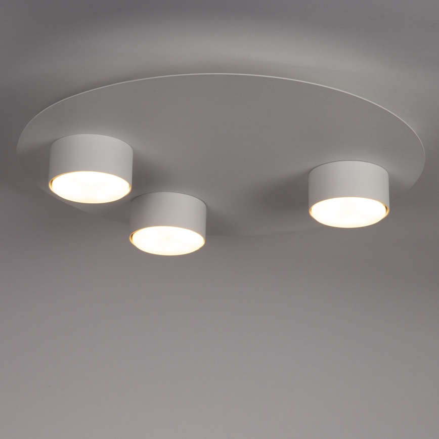 Plafondlamp STAR 3xGX53/12W/230V wit