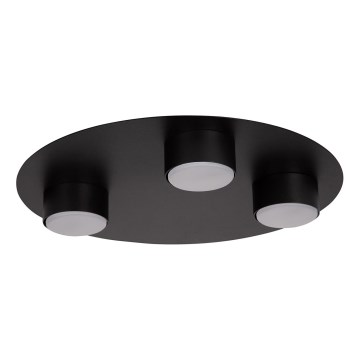 Plafondlamp STAR 3xGX53/12W/230V zwart