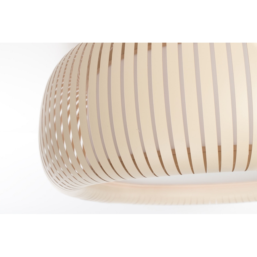 Plafondlamp STRIPES 2xE27/40W/230V Ø 55 cm crème/wit