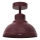 Plafondlamp SVEN 1xE27/15W/230V Ø 21 cm bordeaux
