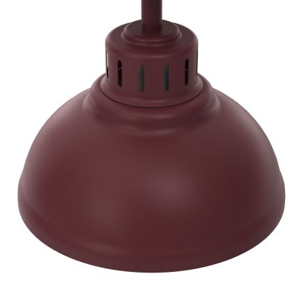 Plafondlamp SVEN 1xE27/15W/230V Ø 21 cm bordeaux