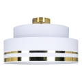 Plafondlamp TAMI 1xE27/60W/230V crème/goud