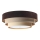 Plafondlamp TRINITI 2xE27/60W/230V bruin/beige/goudkleurig