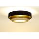 Plafondlamp TRINITI 2xE27/60W/230V bruin/goud/beige