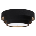 Plafondlamp TRINITI 2xE27/60W/230V zwart/goud