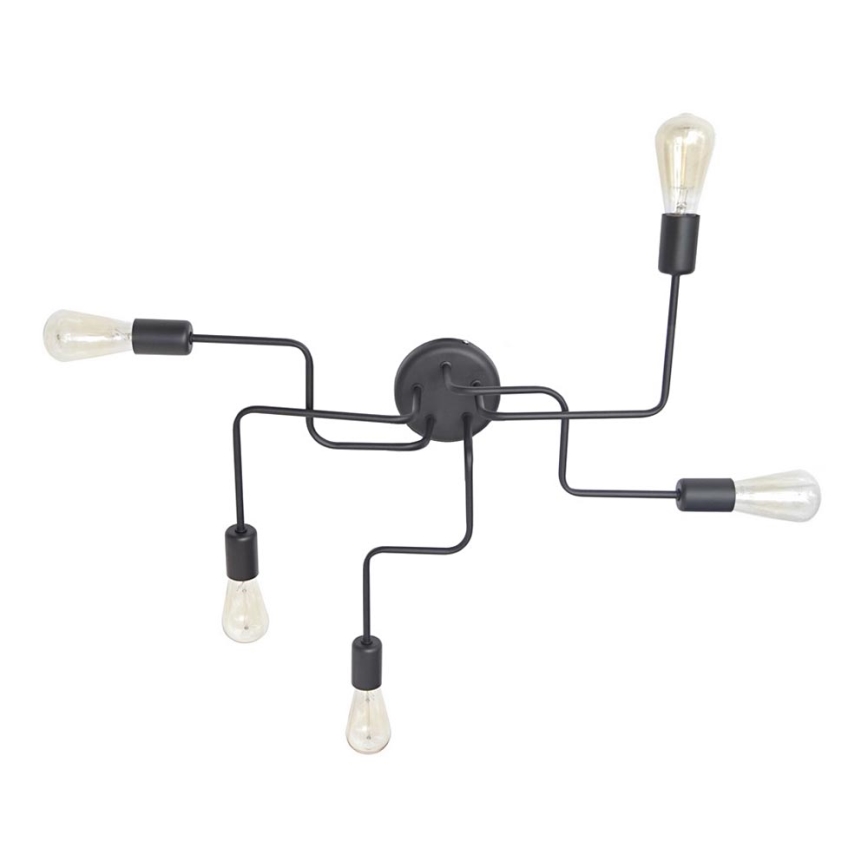 Plafondlamp TUBE 5xE27/15W/230V