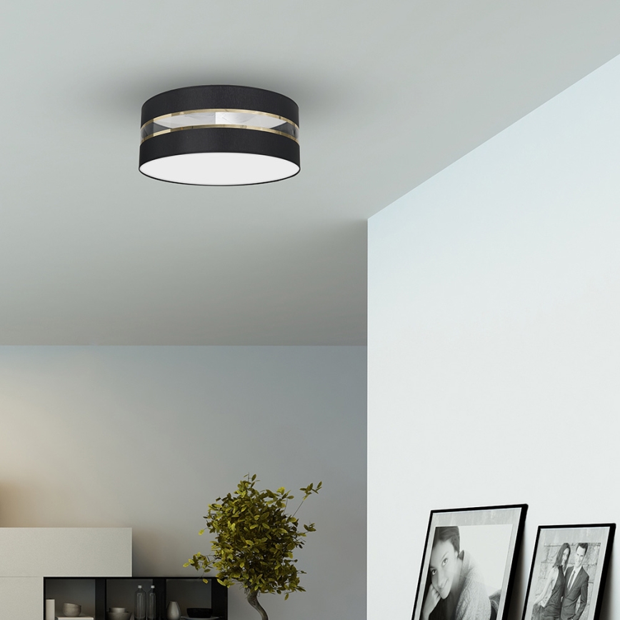 Plafondlamp ULTIMO 3xE27/60W/230V zwart