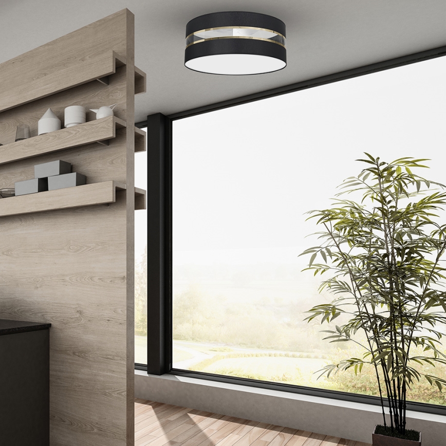 Plafondlamp ULTIMO 3xE27/60W/230V zwart