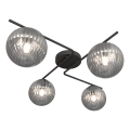 Plafondlamp VESPA 4xE14/10W/230V zwart/grijs