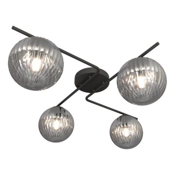 Plafondlamp VESPA 4xE14/10W/230V zwart/grijs