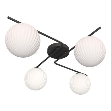Plafondlamp VESPA 4xE14/10W/230V zwart/wit