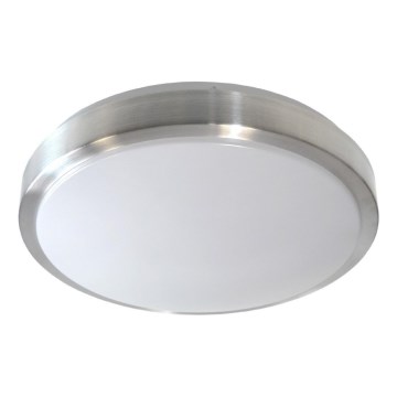 Plafondlamp VINGTON 2xE27/60W/230V Ø 33 cm zilver