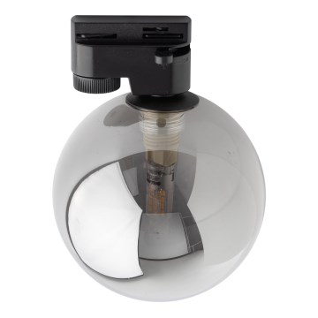 Plafondlamp voor 1-fase railsysteem TRACER 1xG9/8W/230V zwart/gerookt zwart