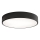 Plafondlamp voor badkamer CLEO met sensor, 4x E27/24W/230V, Ø 50 cm, IP54, zwart